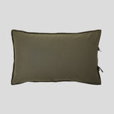 Maison Velvet Standard Pillowcase | Olive-3