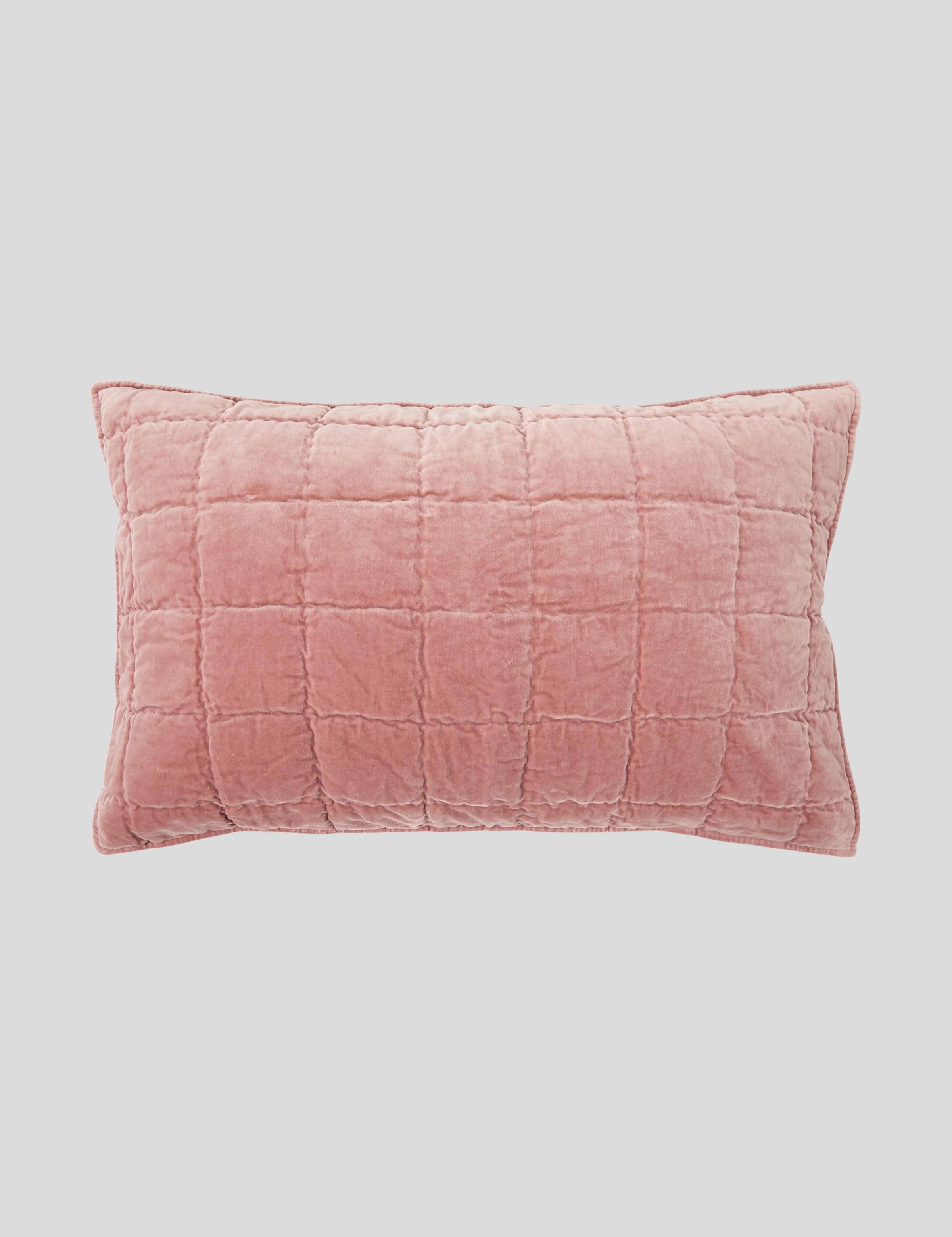 Maison Velvet Standard Pillowcase | Rose-1