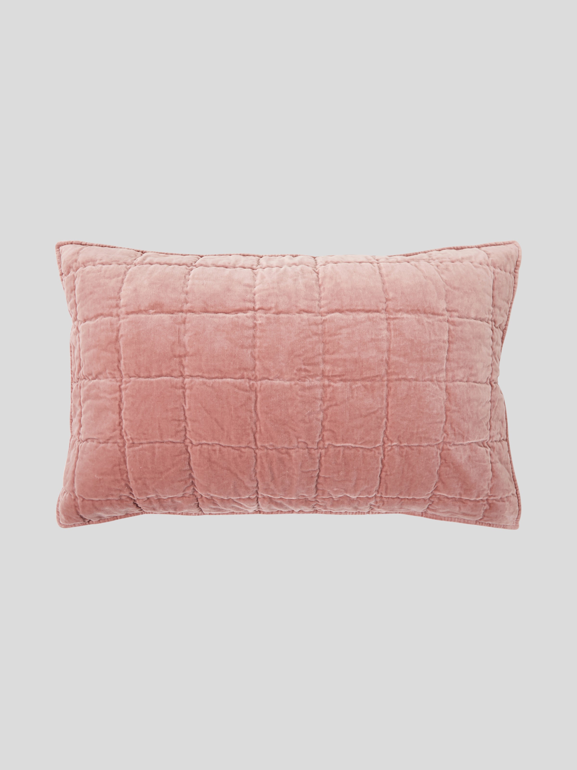 Maison Velvet Standard Pillowcase | Rose-1
