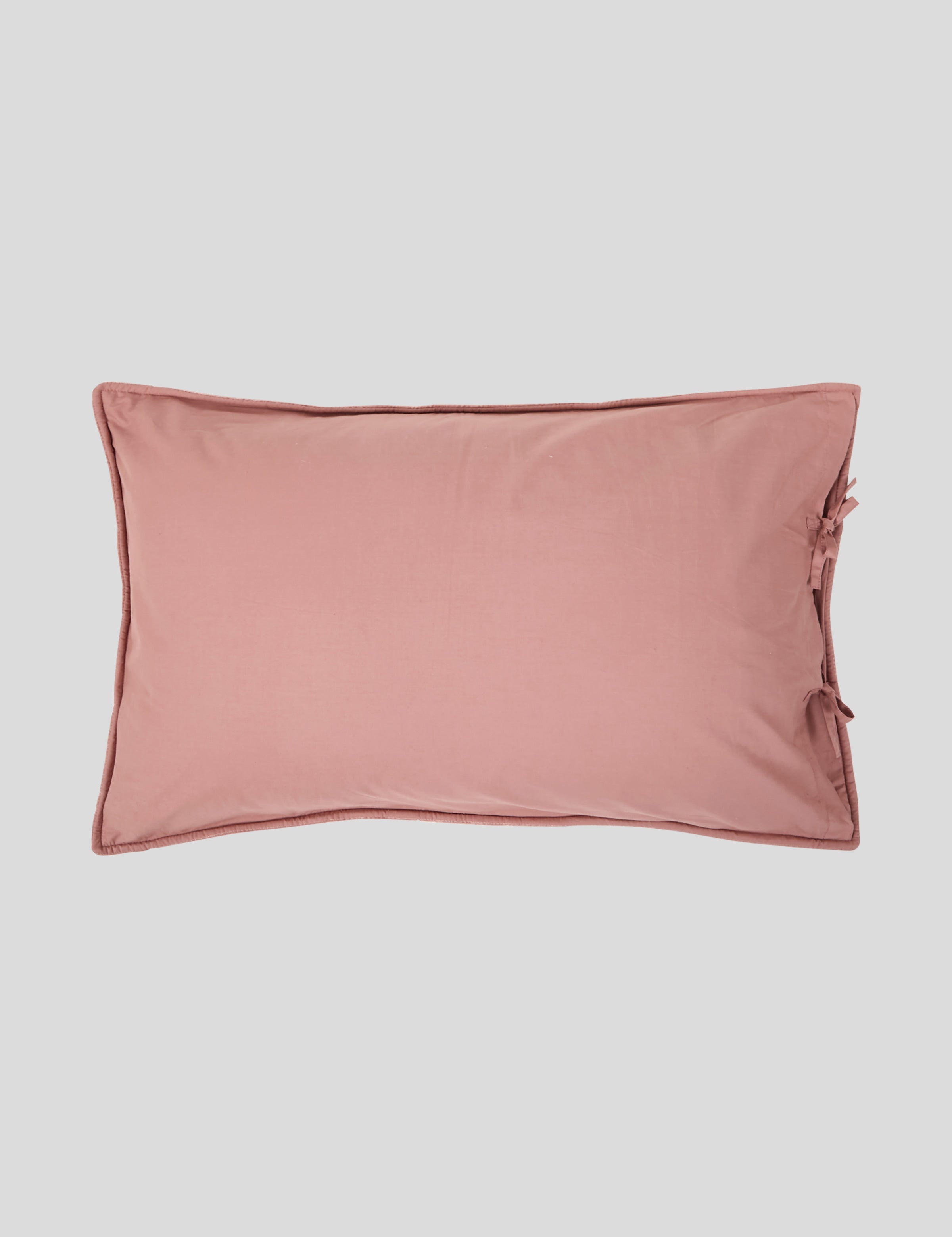 Maison Velvet Standard Pillowcase | Rose-3