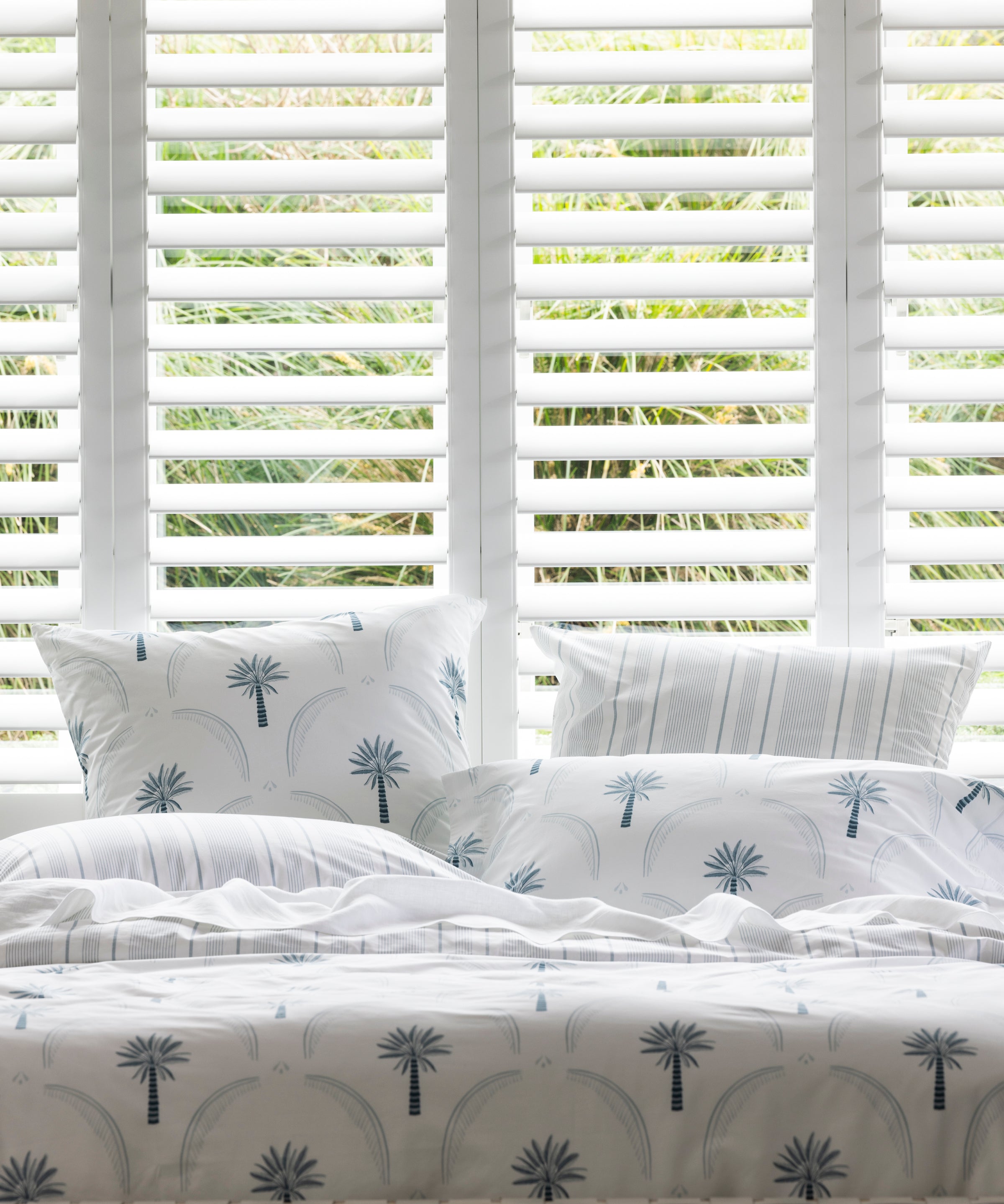 Maldives Oxford Pillowcase Set | Blue-2