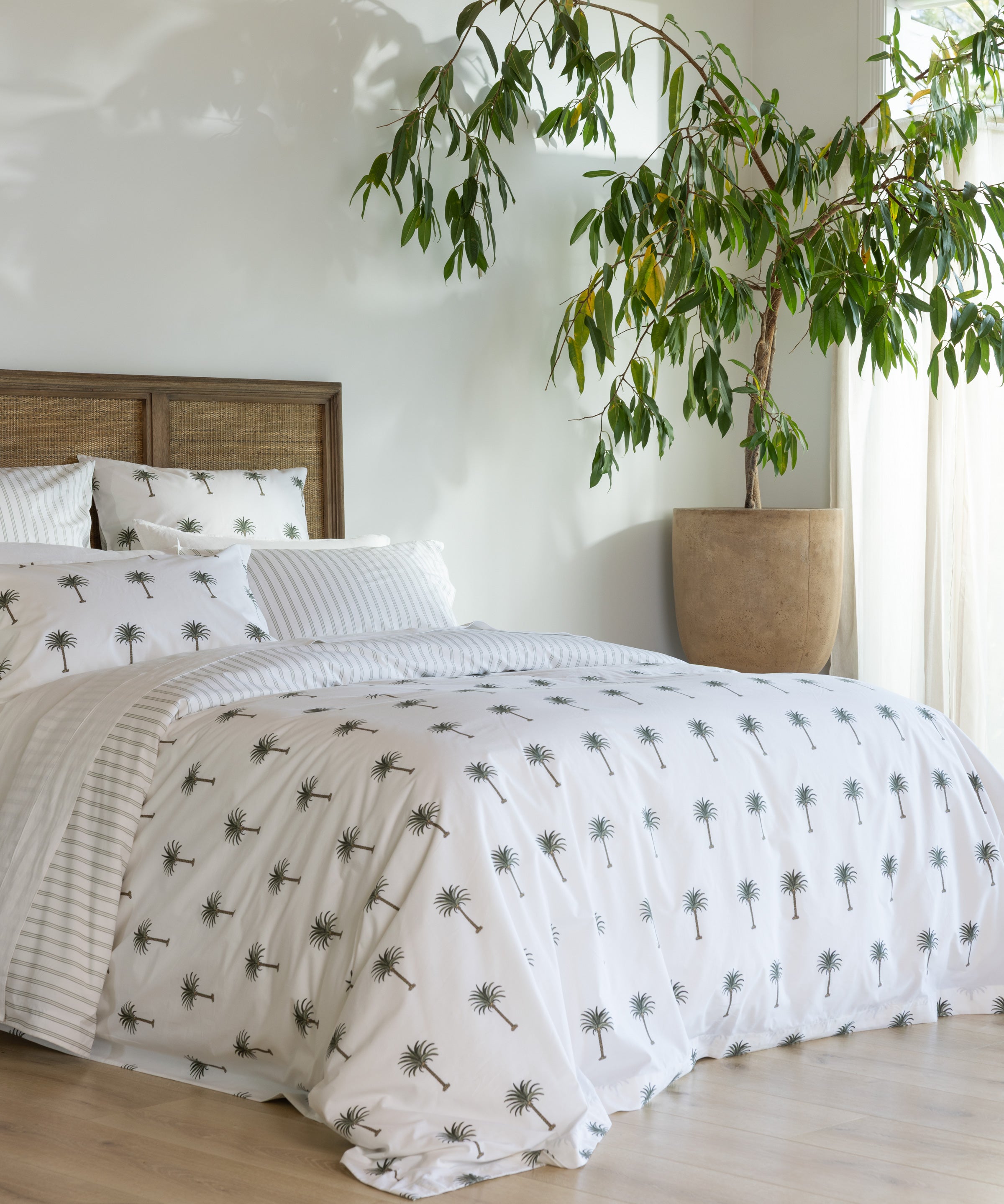 Mallorca Duvet Cover Set | Palm Tree-5