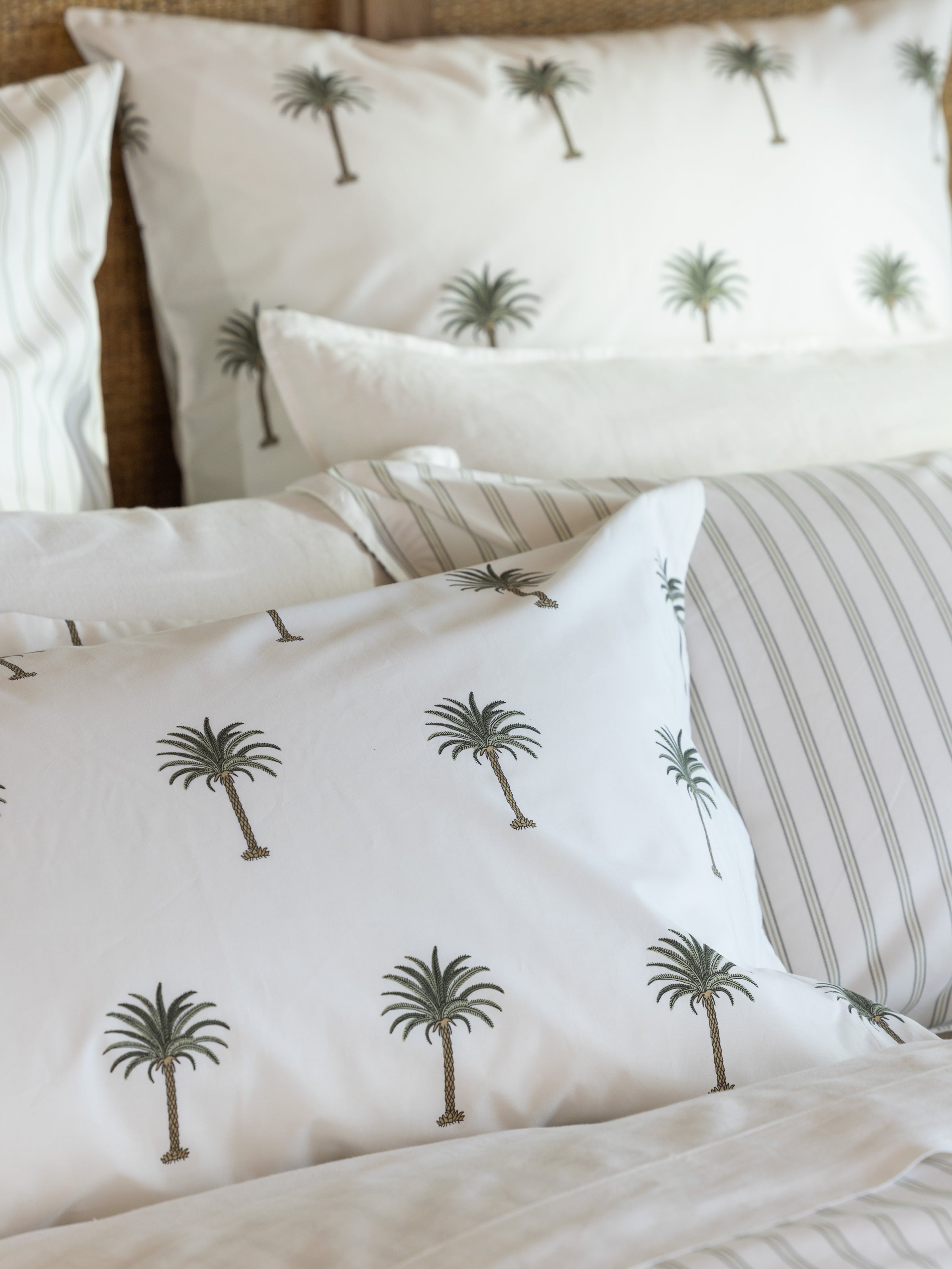 Mallorca European Pillowcase | Palm Tree-2