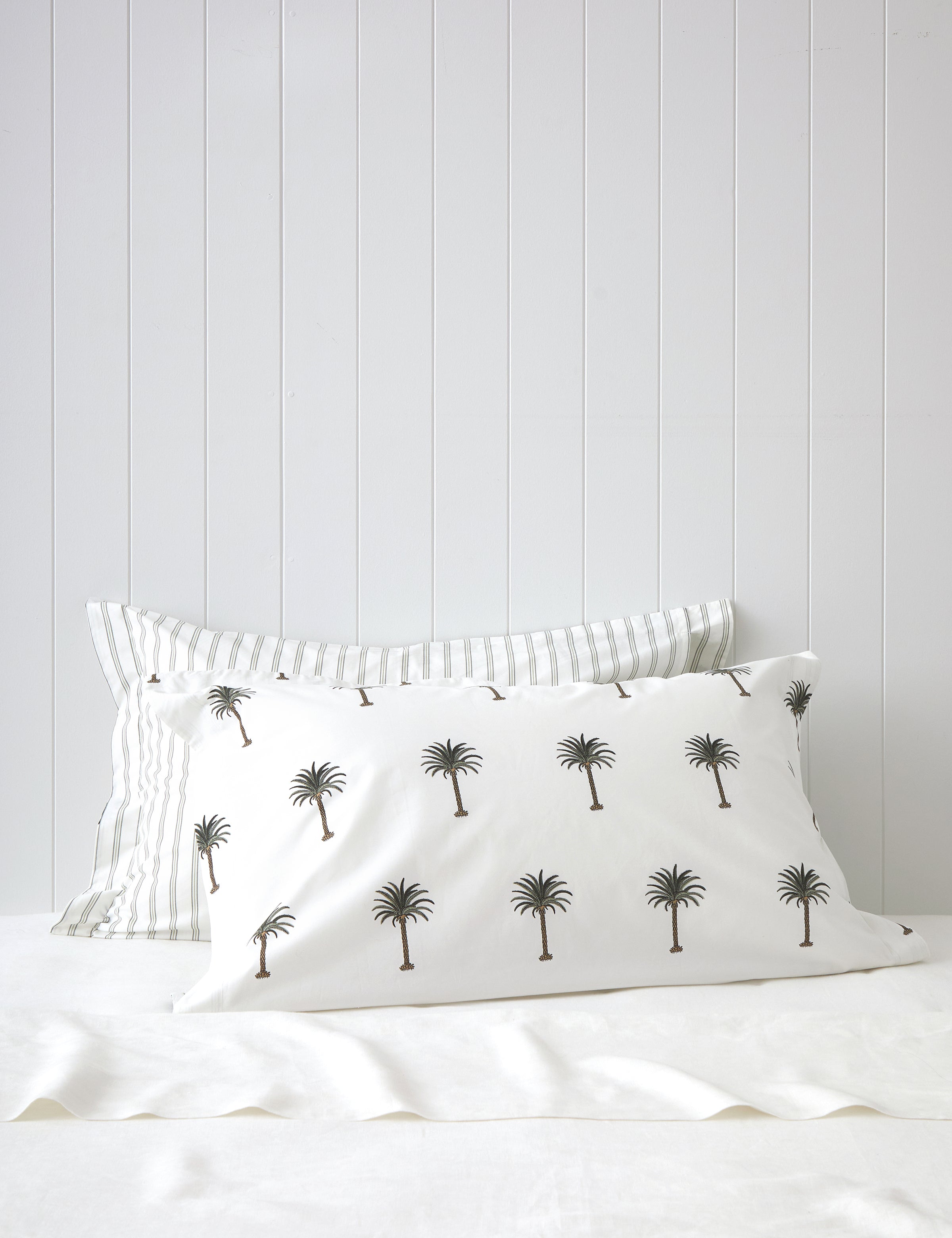 Mallorca Oxford Pillowcase Set | Palm Tree-1