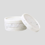 Marble Coaster Set of 4 | White-1