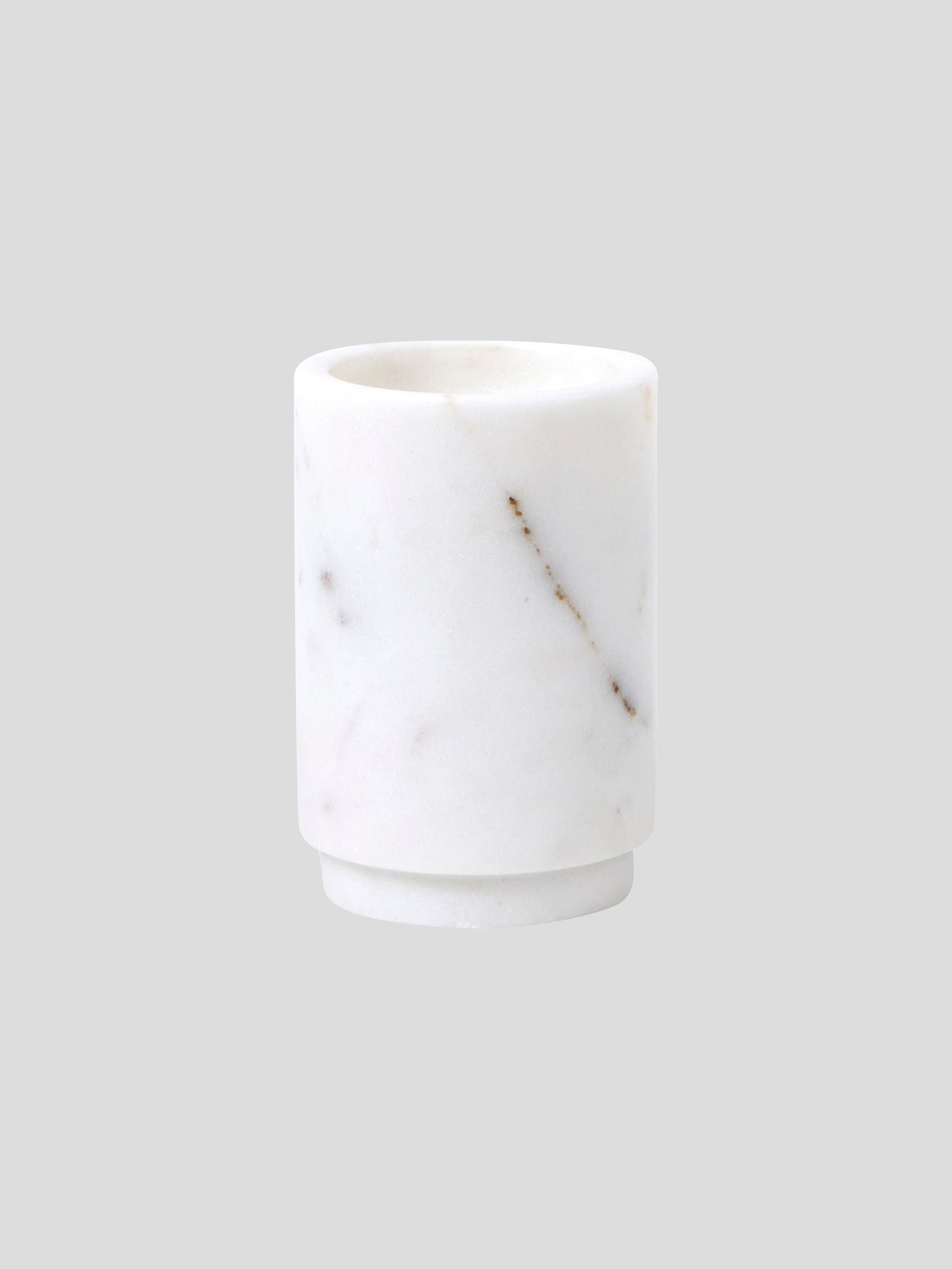 Marble Tea Light Holder | White-1