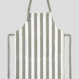 Market Kitchen Apron | Olive Stripe-1