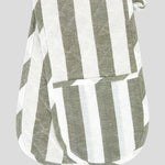 Market Kitchen Double Oven Glove | Olive Stripe-1