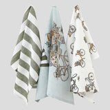 Market Kitchen Tea Towel Set of 3 | Multi-1