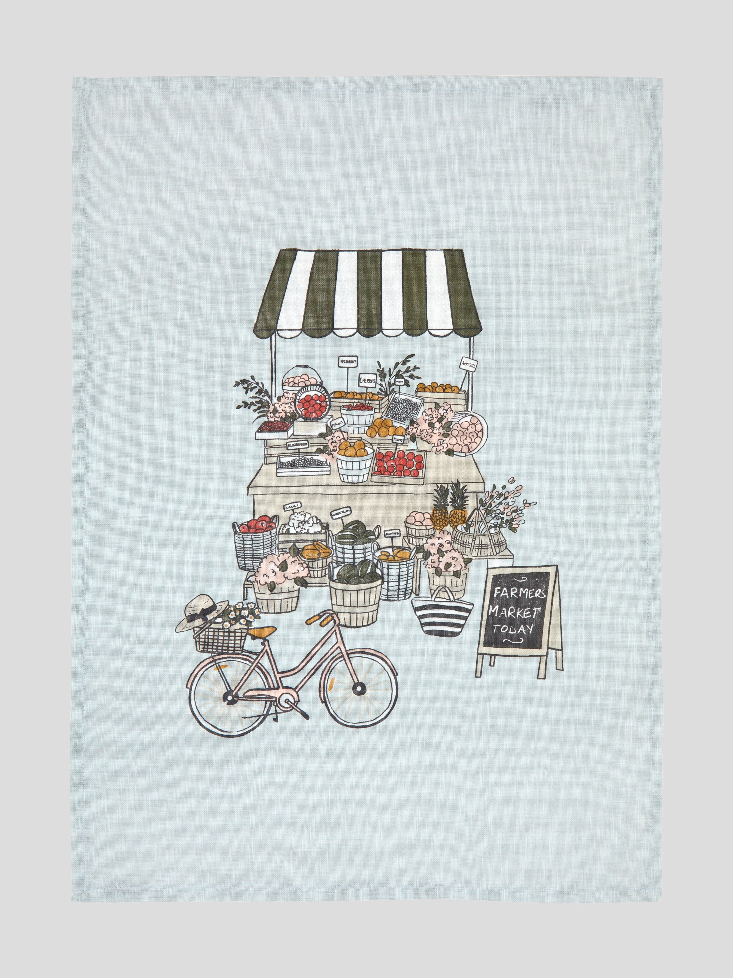 Market Kitchen Tea Towel Set of 3 | Multi-3