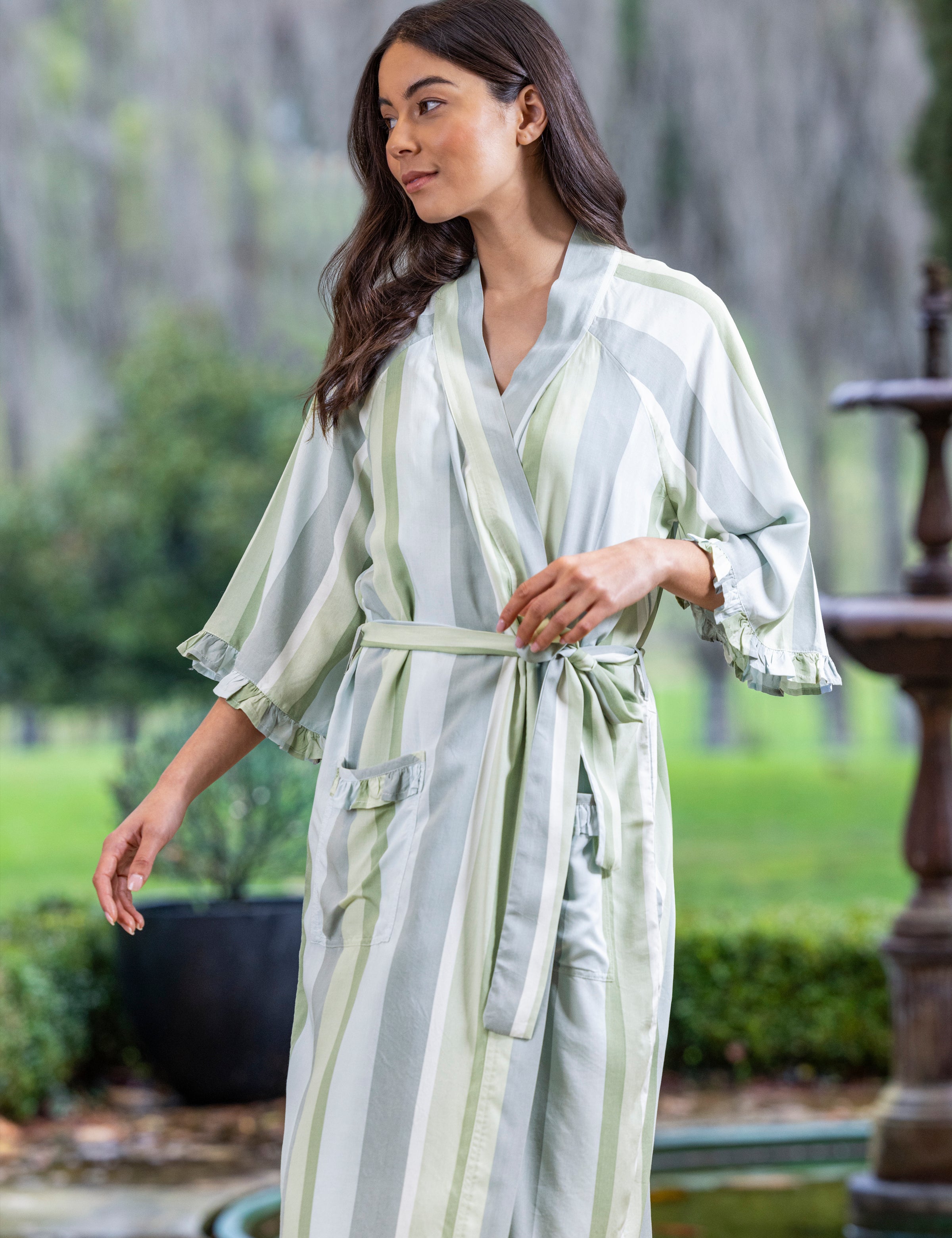 Marlow Robe | Stripe-5