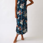 Maud Sherwood Nightie | Navy Floral-1