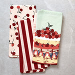 Merry Cherry Trifle Towel Set 3 | Multi-1