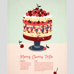Merry Cherry Trifle Towel Set 3 | Multi-3