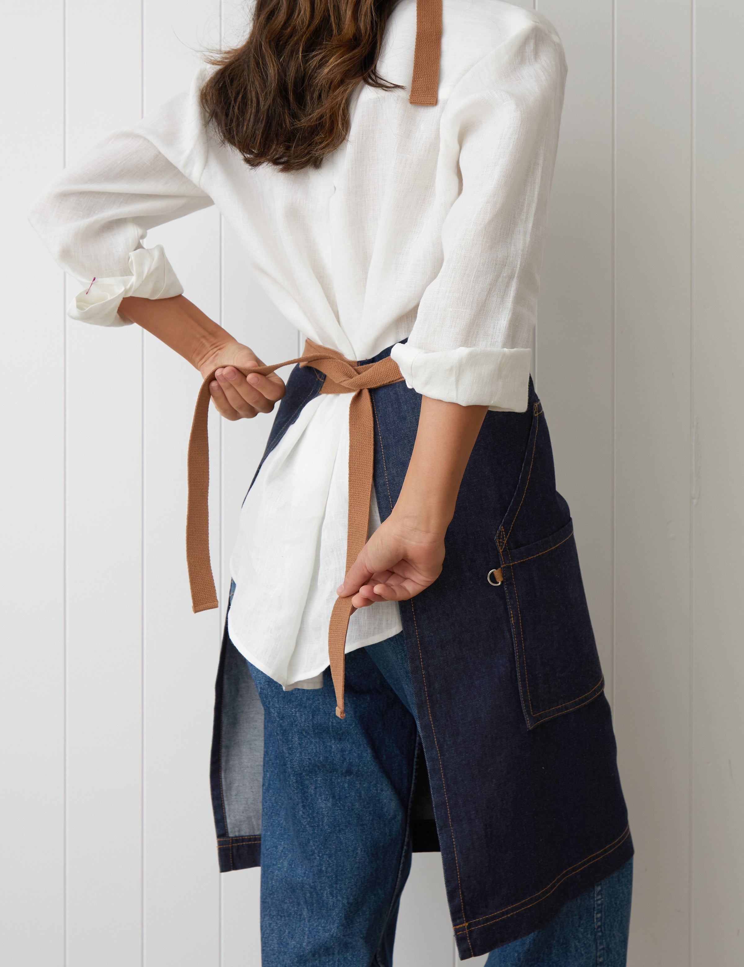 Miles Everyday Apron | Denim-5