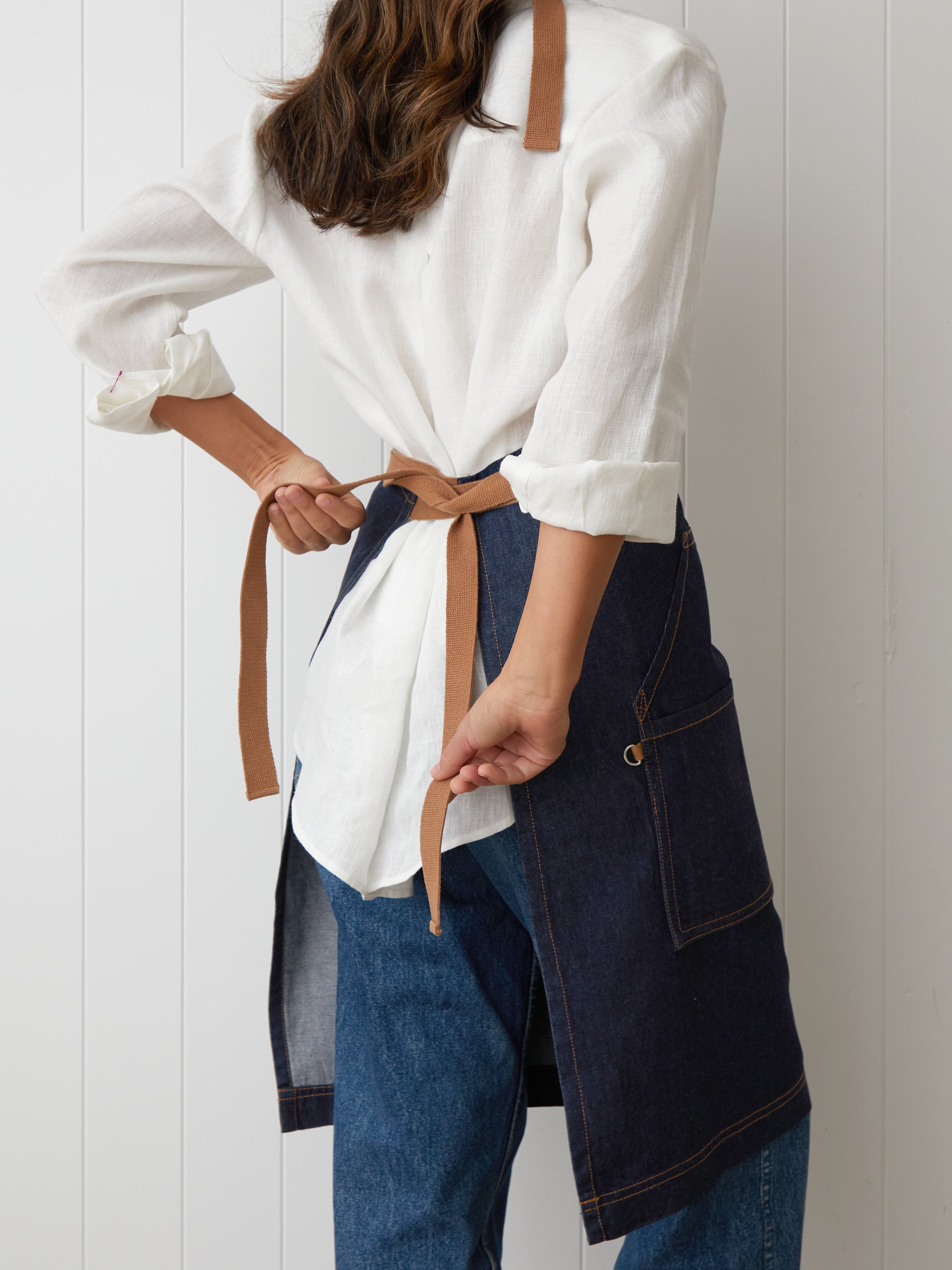 Miles Everyday Apron | Denim-5