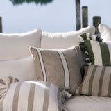 Milford Square Cushion Cover | Natural Stripe-2