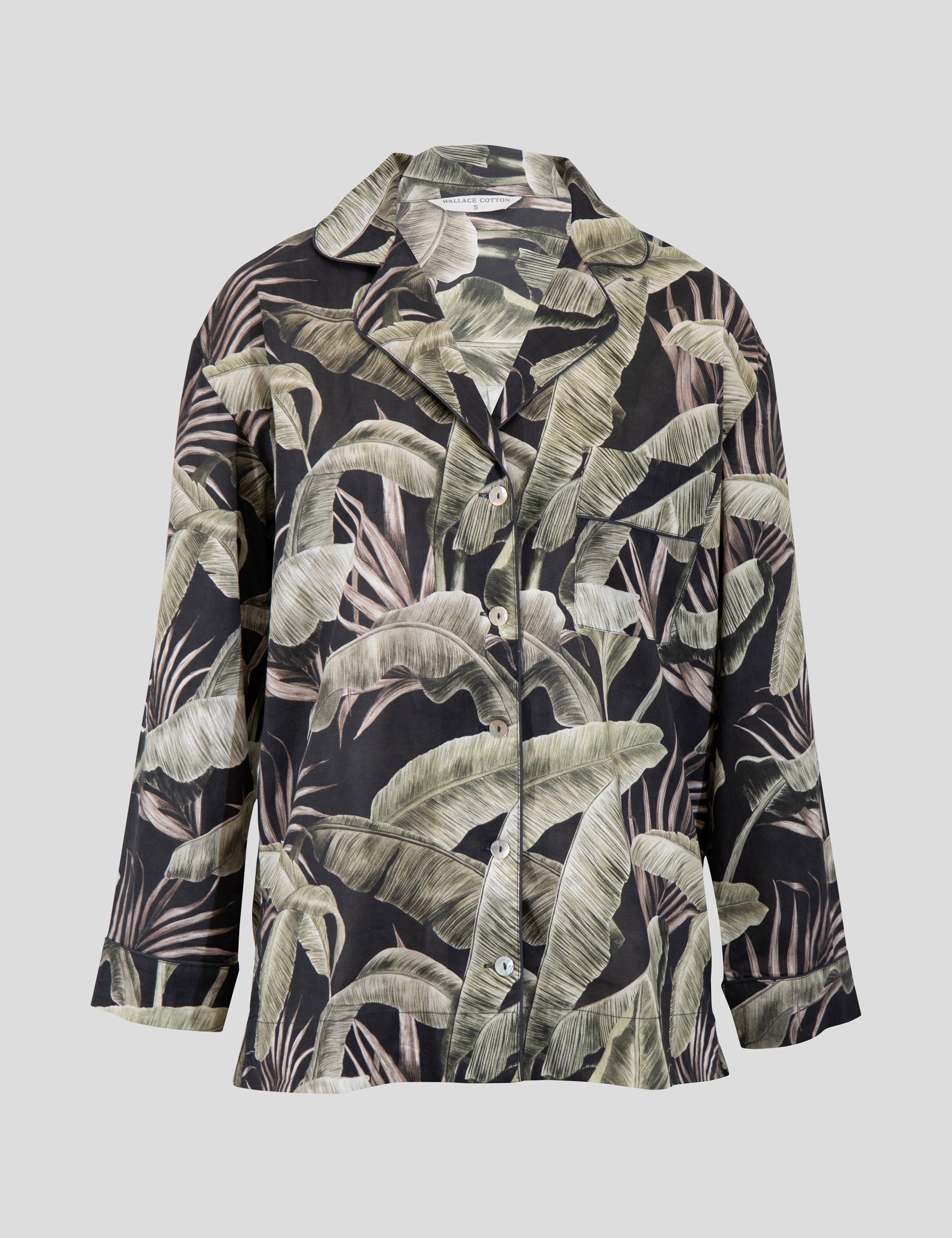 Mira Long Sleeve PJ Shirt | Leaf-2