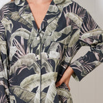 Mira Long Sleeve PJ Shirt | Leaf-3