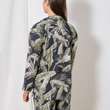 Mira Long Sleeve PJ Shirt | Leaf-4