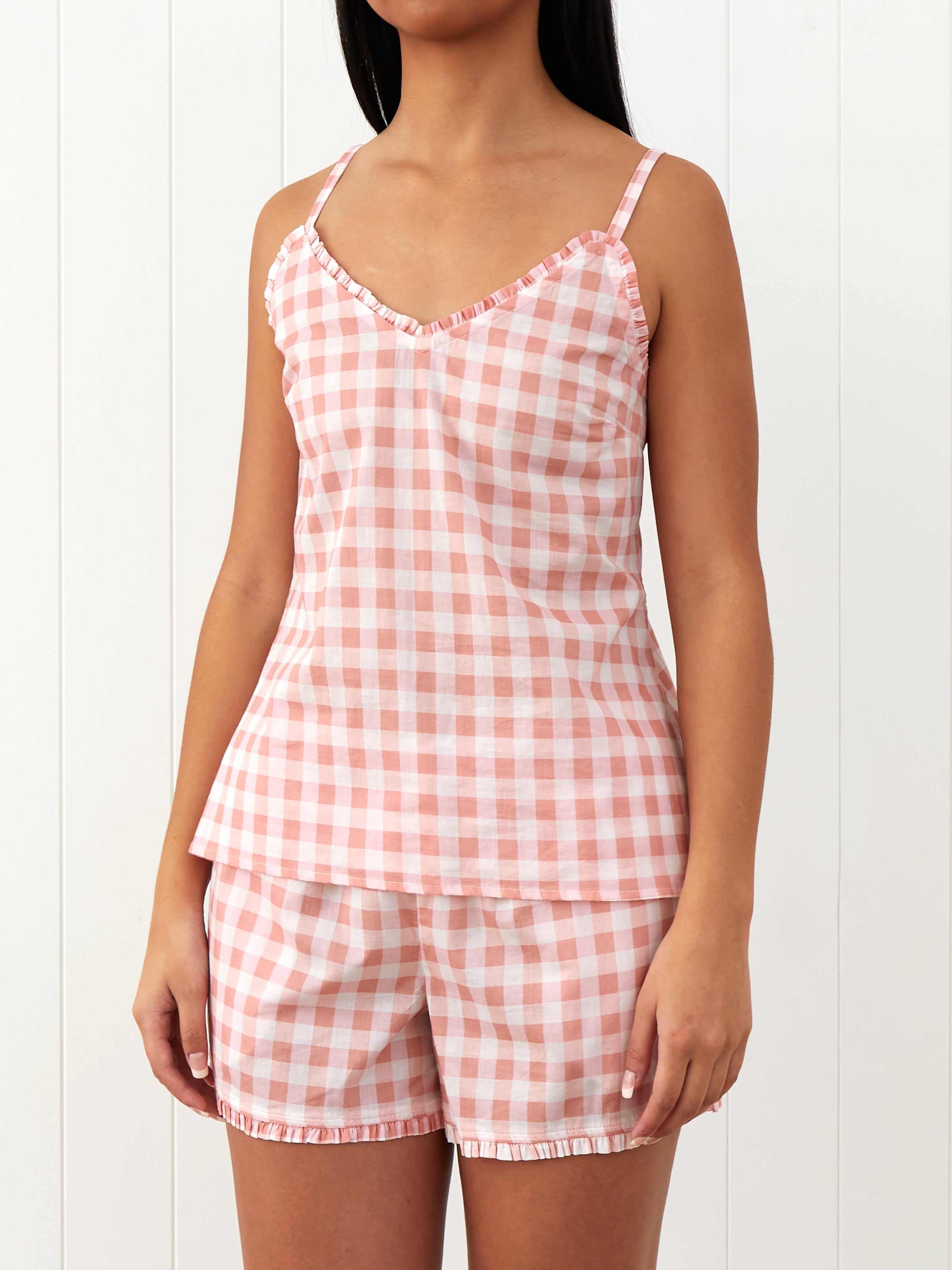 Molly Cami | Pink Gingham-1