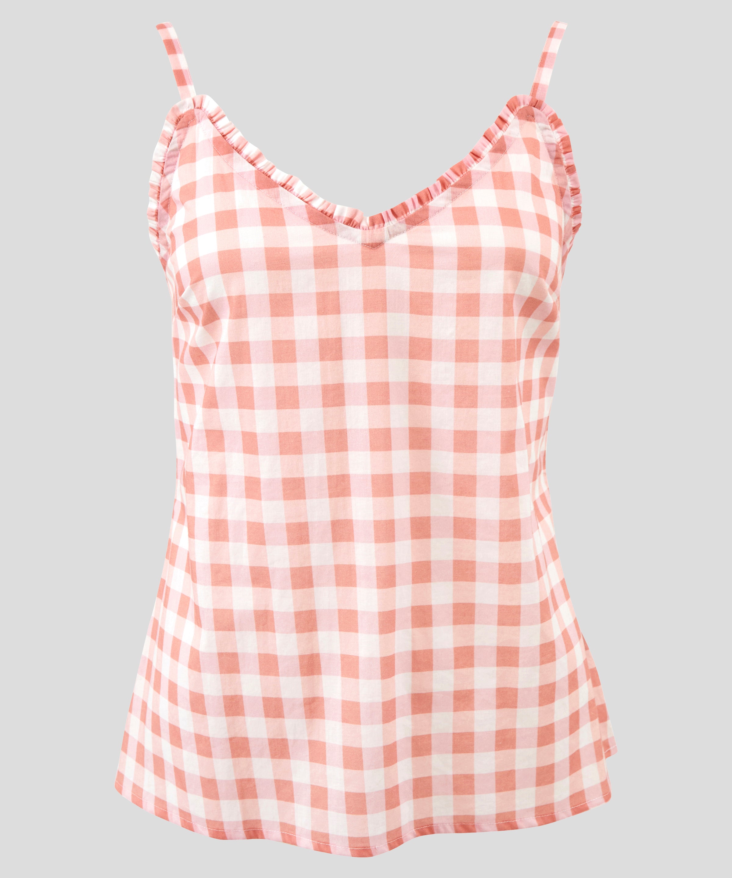Molly Cami | Pink Gingham-2