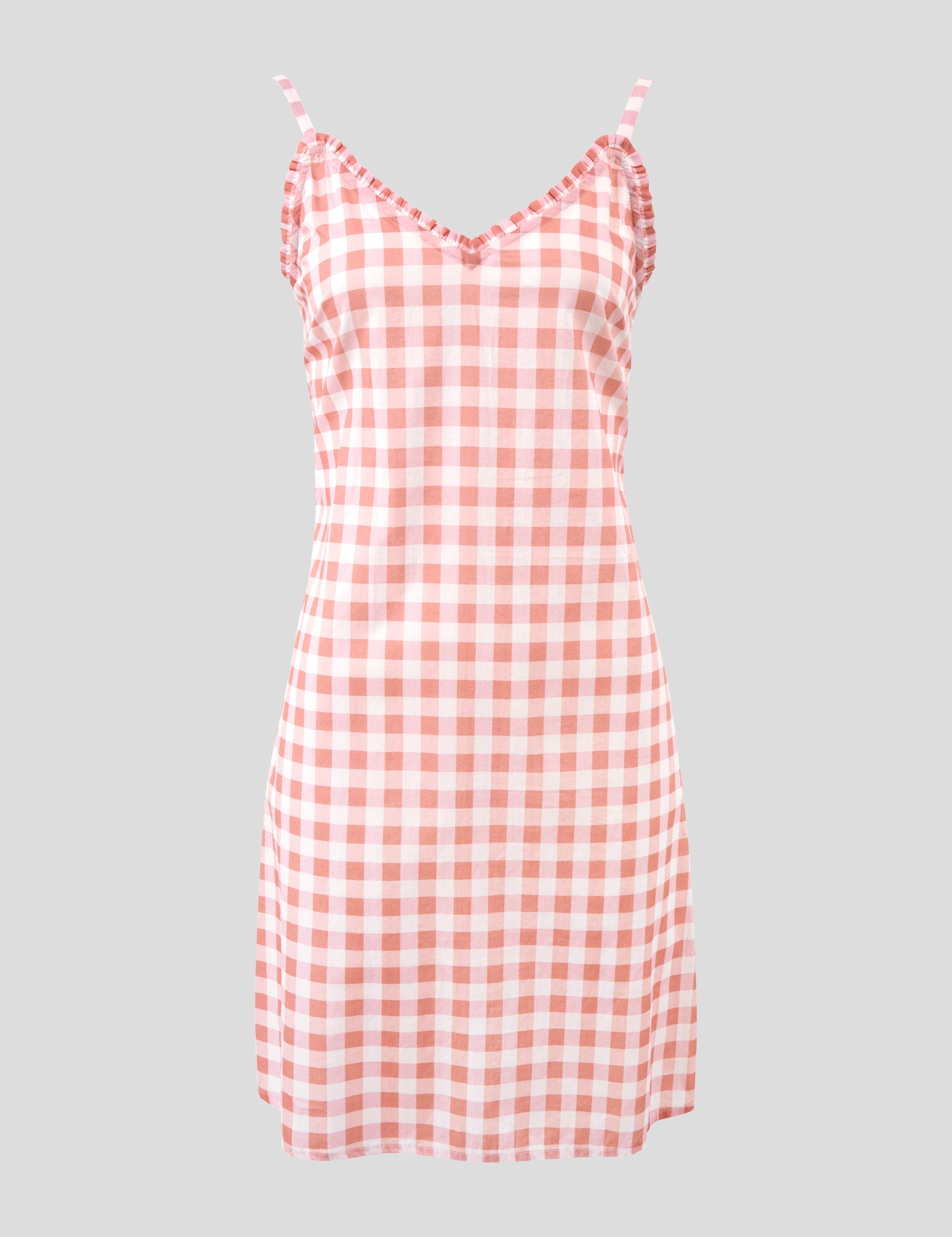 Molly Nightie | Pink Gingham-2