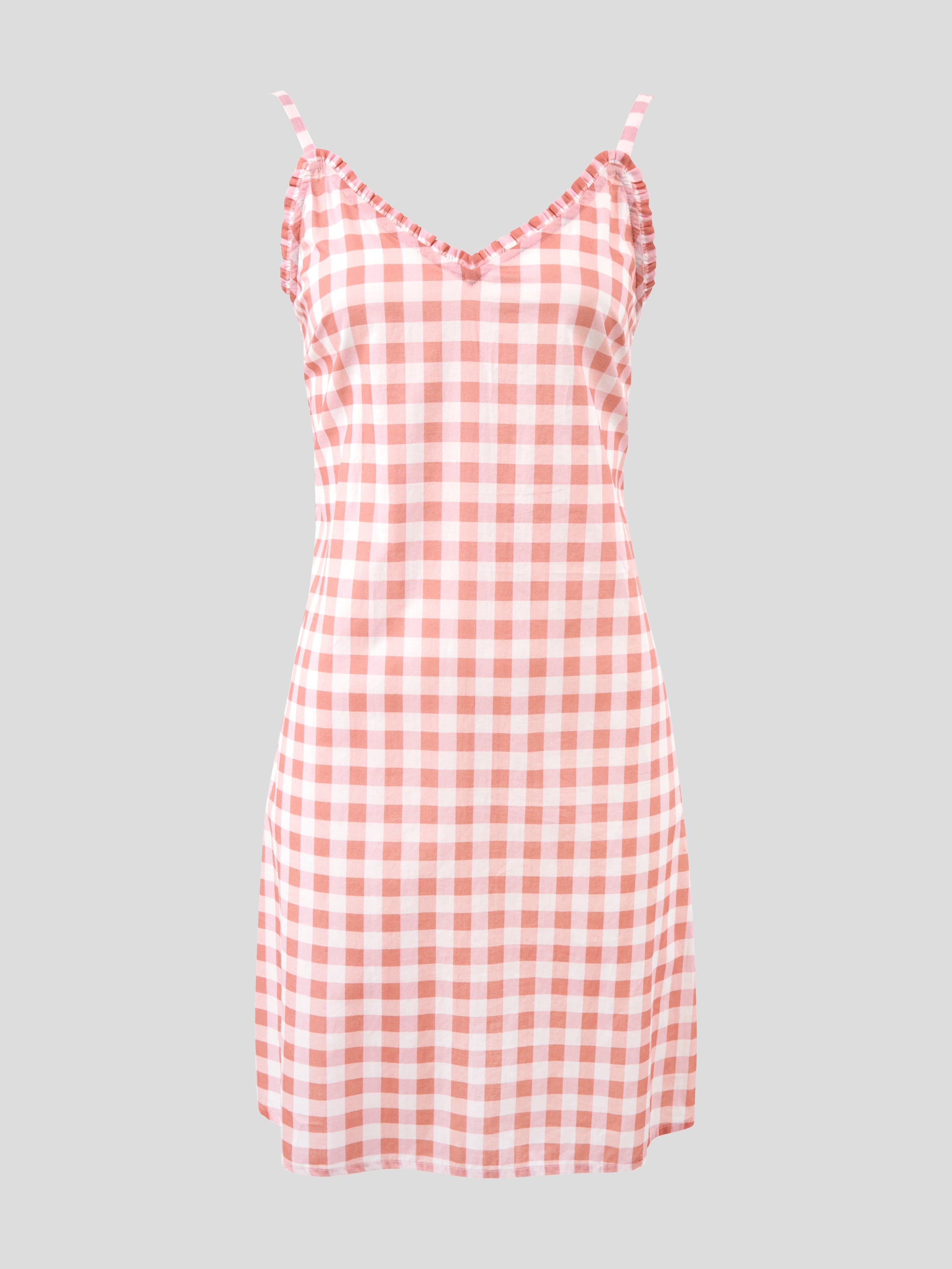 Molly Nightie | Pink Gingham-2