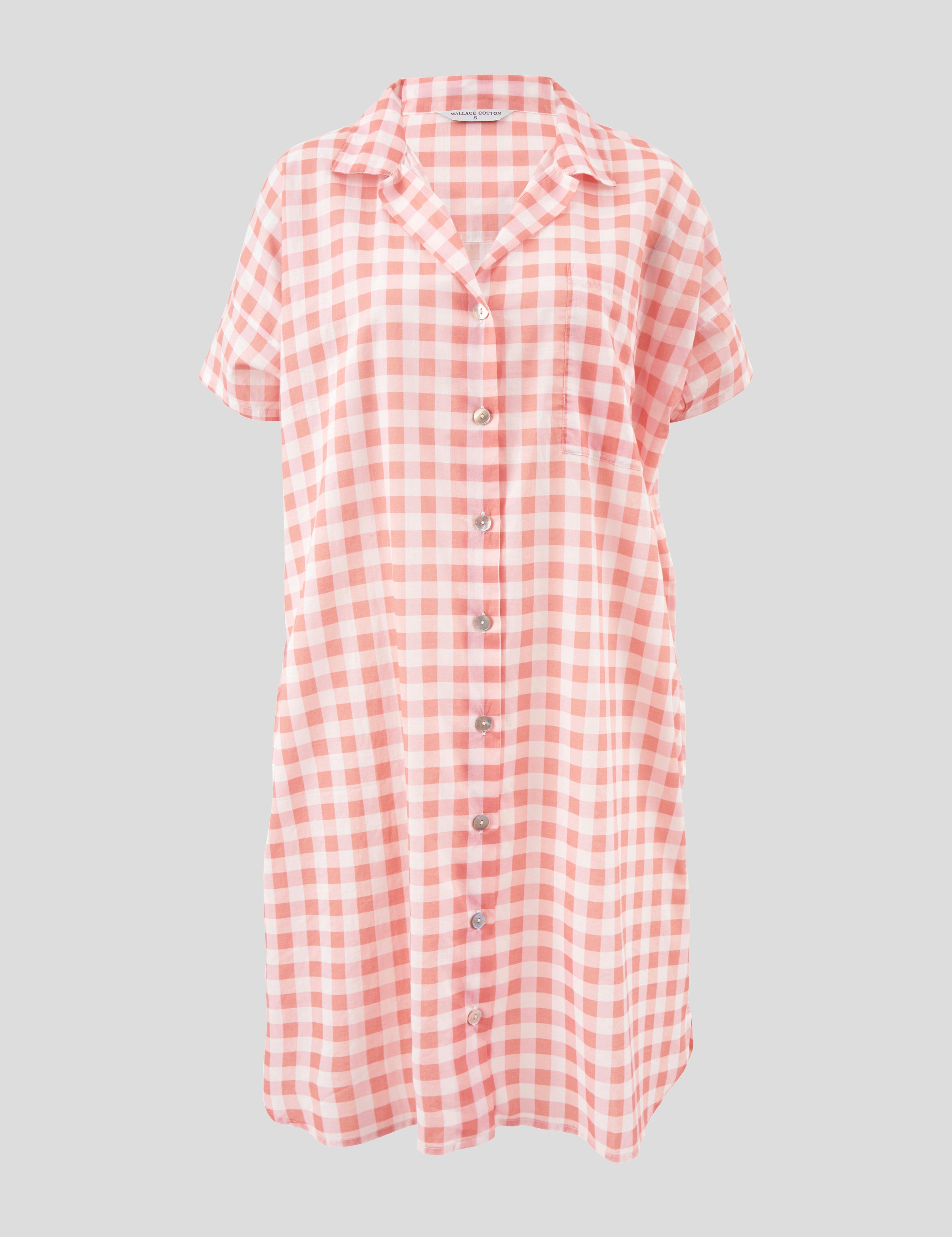 Molly Nightshirt | Pink Gingham-2