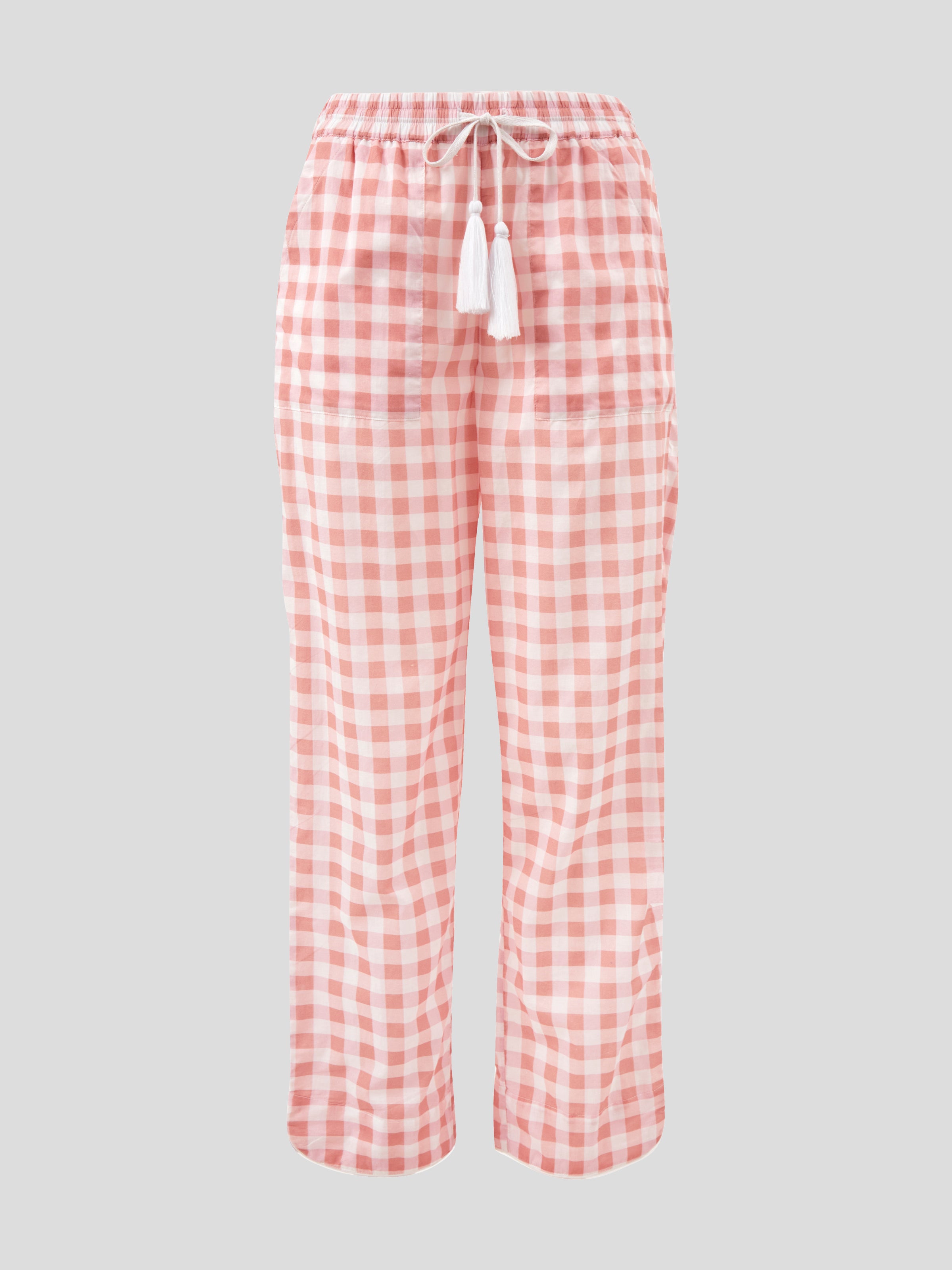 Molly PJ Pants | Pink Gingham-2