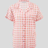 Molly PJ Shirt | Pink Gingham-2