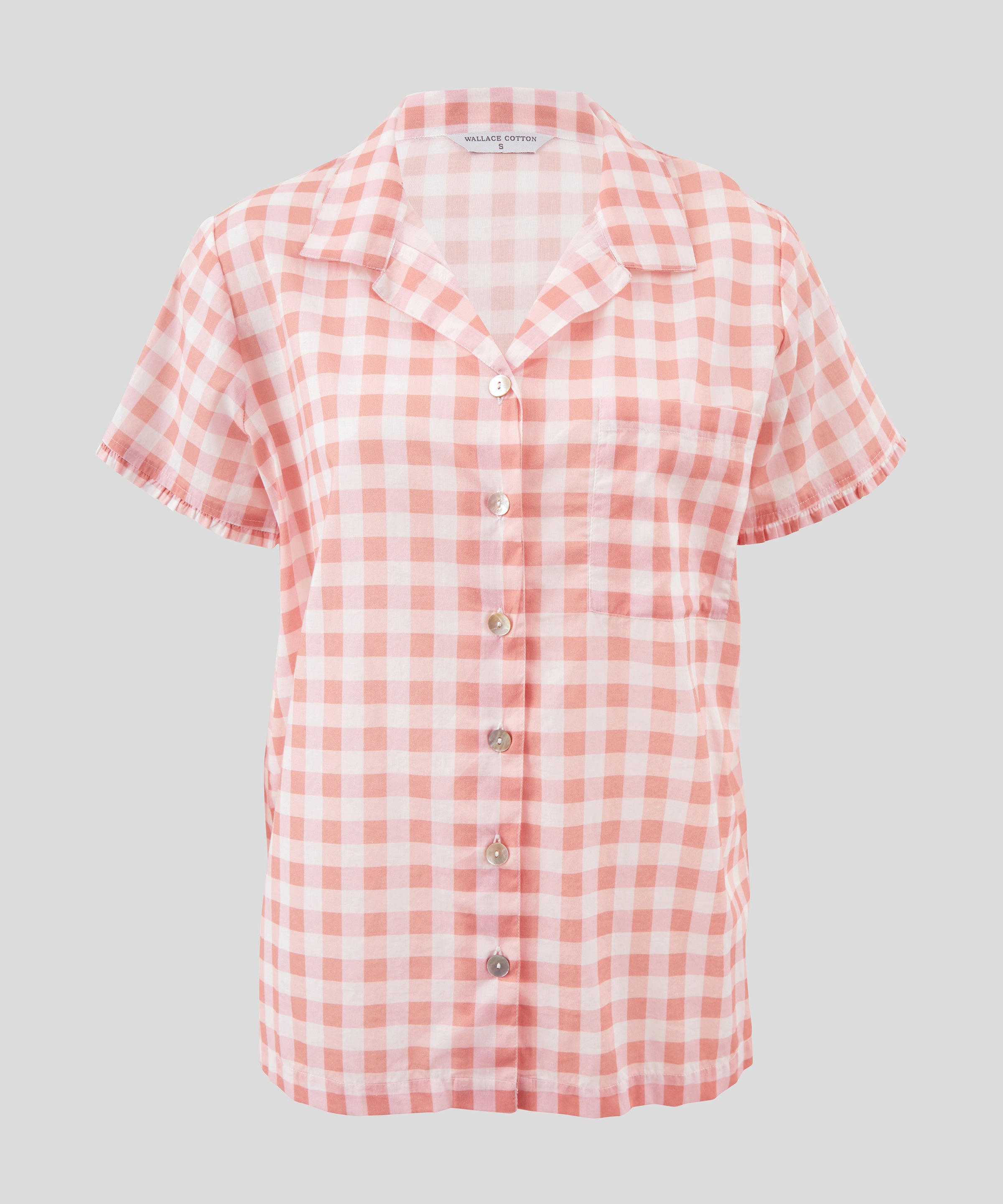 Molly PJ Shirt | Pink Gingham-2
