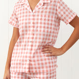 Molly PJ Shirt | Pink Gingham-3