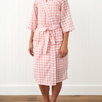 Molly Robe | Pink Gingham-1