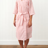 Molly Robe | Pink Gingham-1