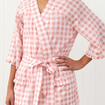 Molly Robe | Pink Gingham-3