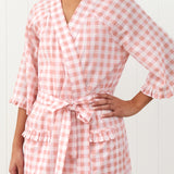 Molly Robe | Pink Gingham-3