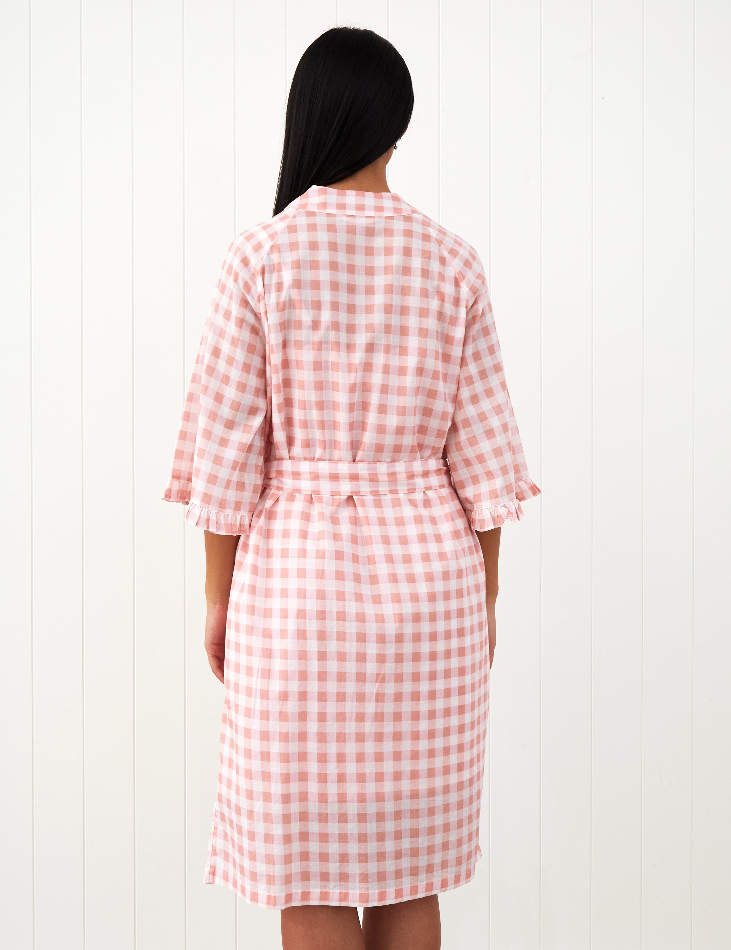 Molly Robe | Pink Gingham-4