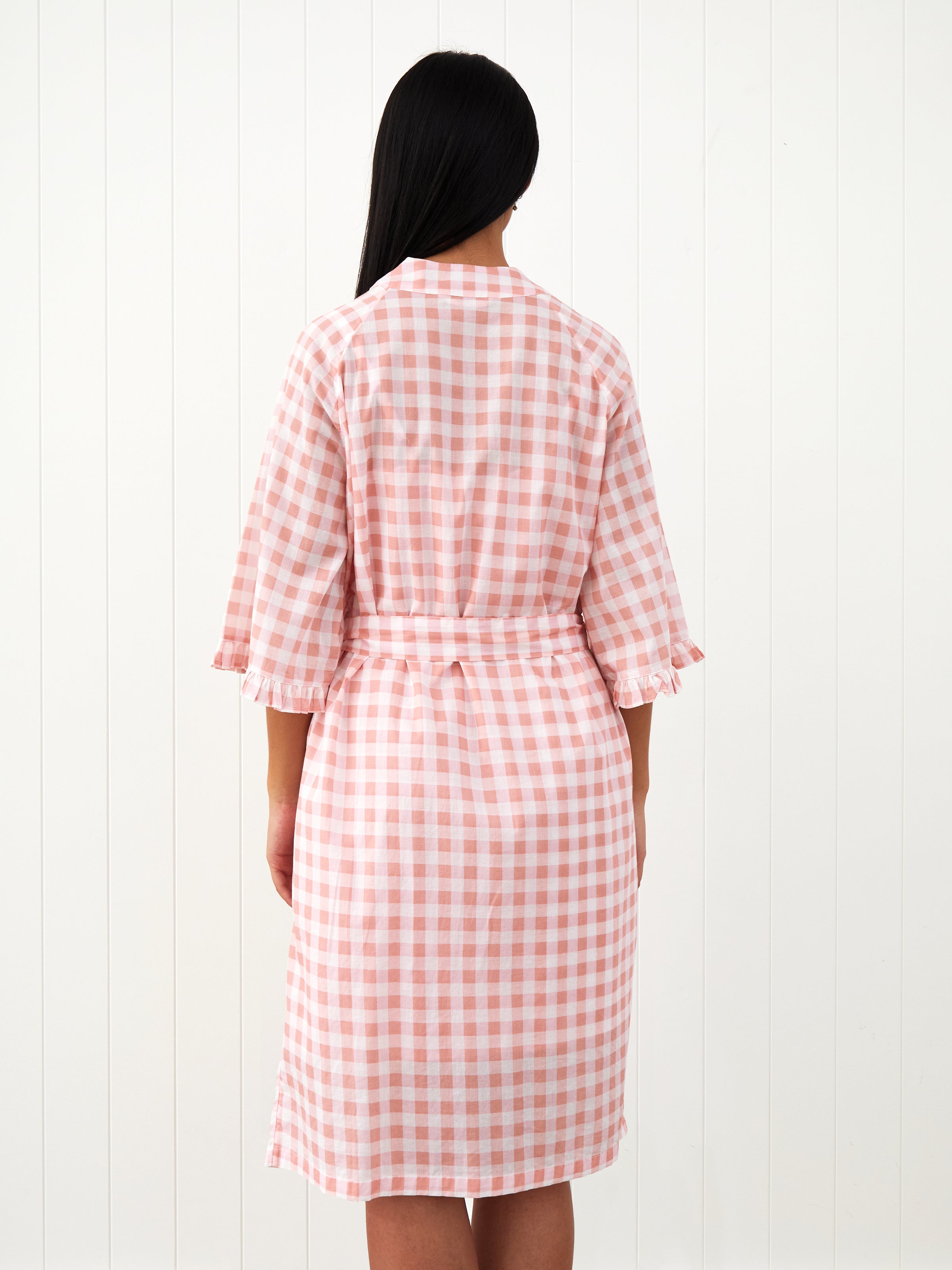 Molly Robe | Pink Gingham-4