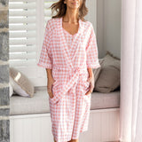 Molly Robe | Pink Gingham-5