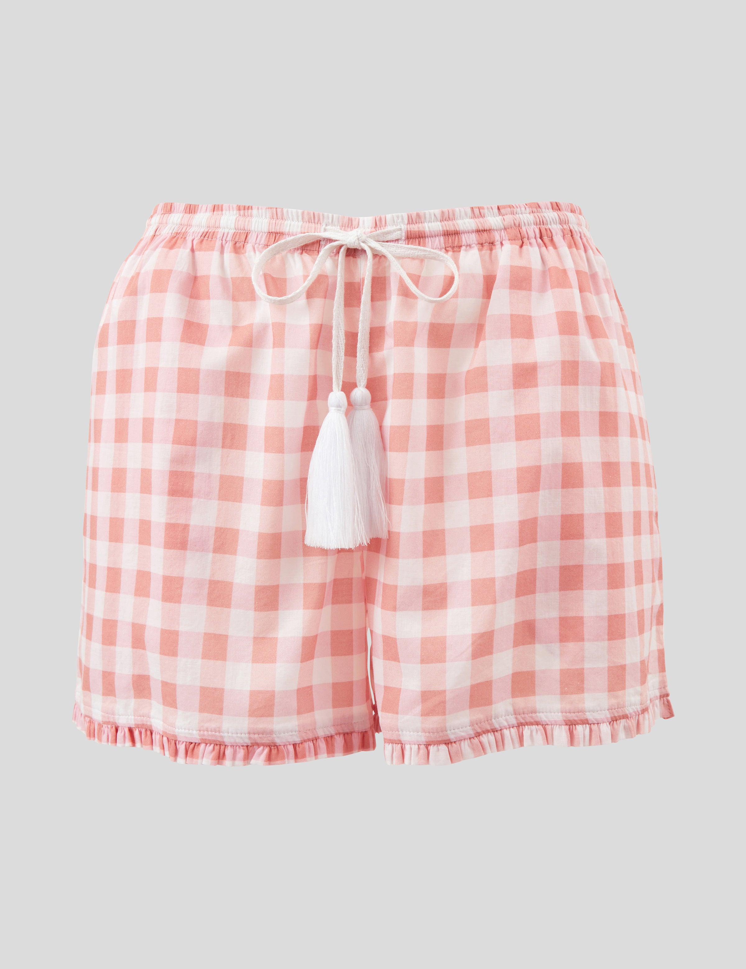 Molly Sleep Shorts | Pink Gingham-2