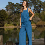 Monaco Linen Wide Leg Pants | Ocean-3