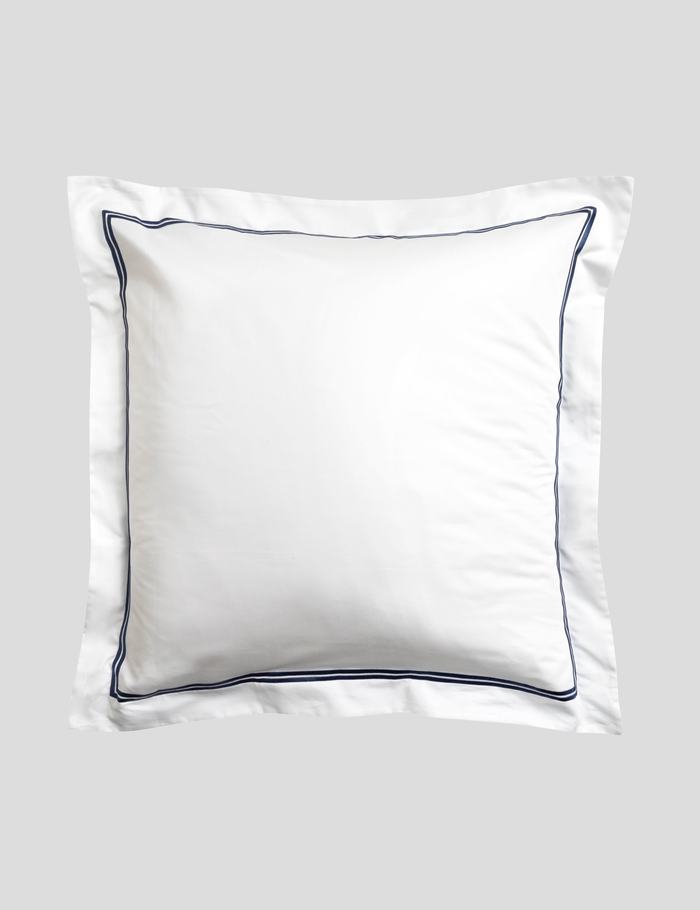Monarch Accent European Pillowcase | Ink White-1