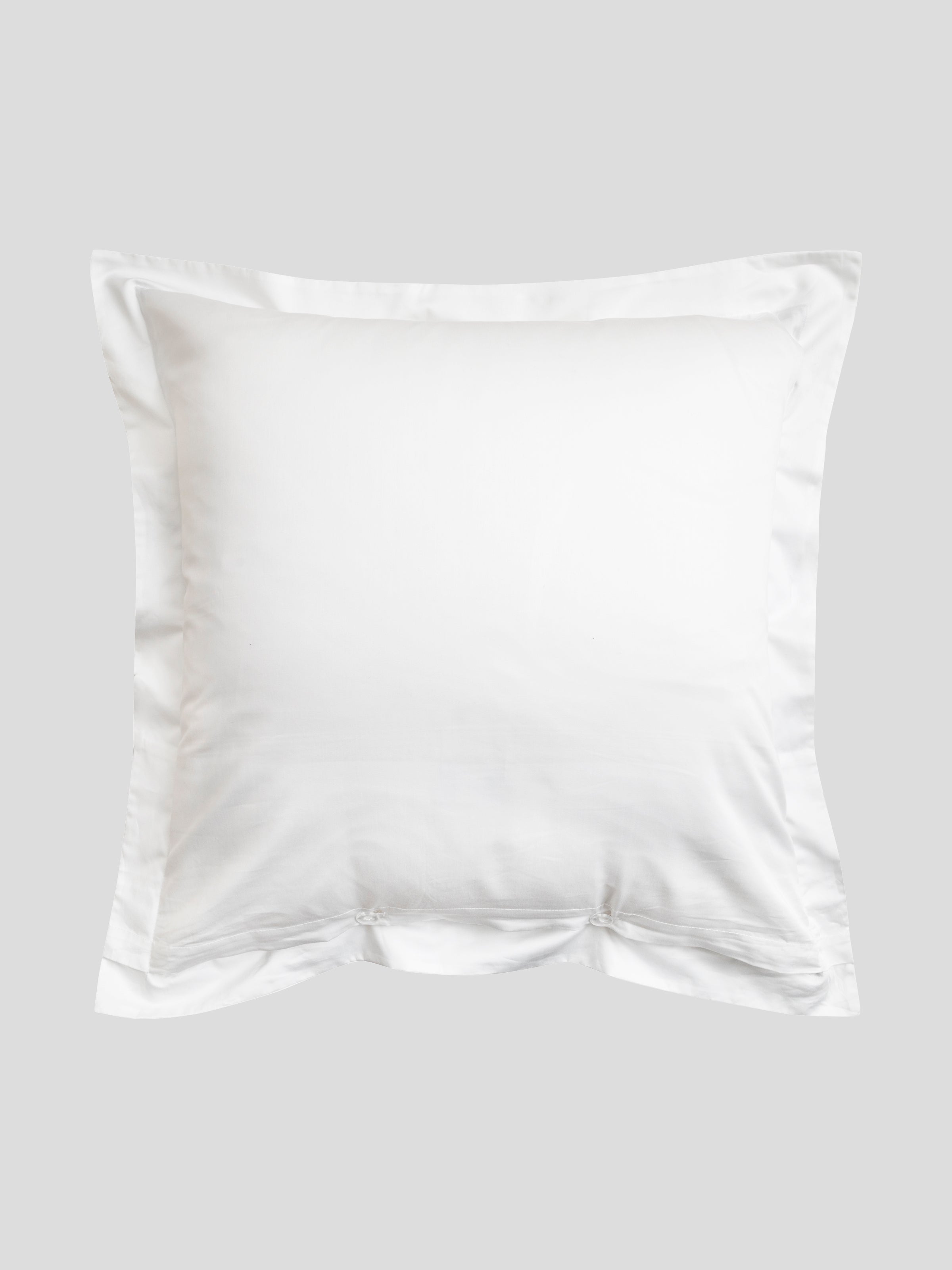 Monarch Accent European Pillowcase | Ink White-3