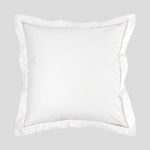Monarch Accent European Pillowcase | Stone White-1