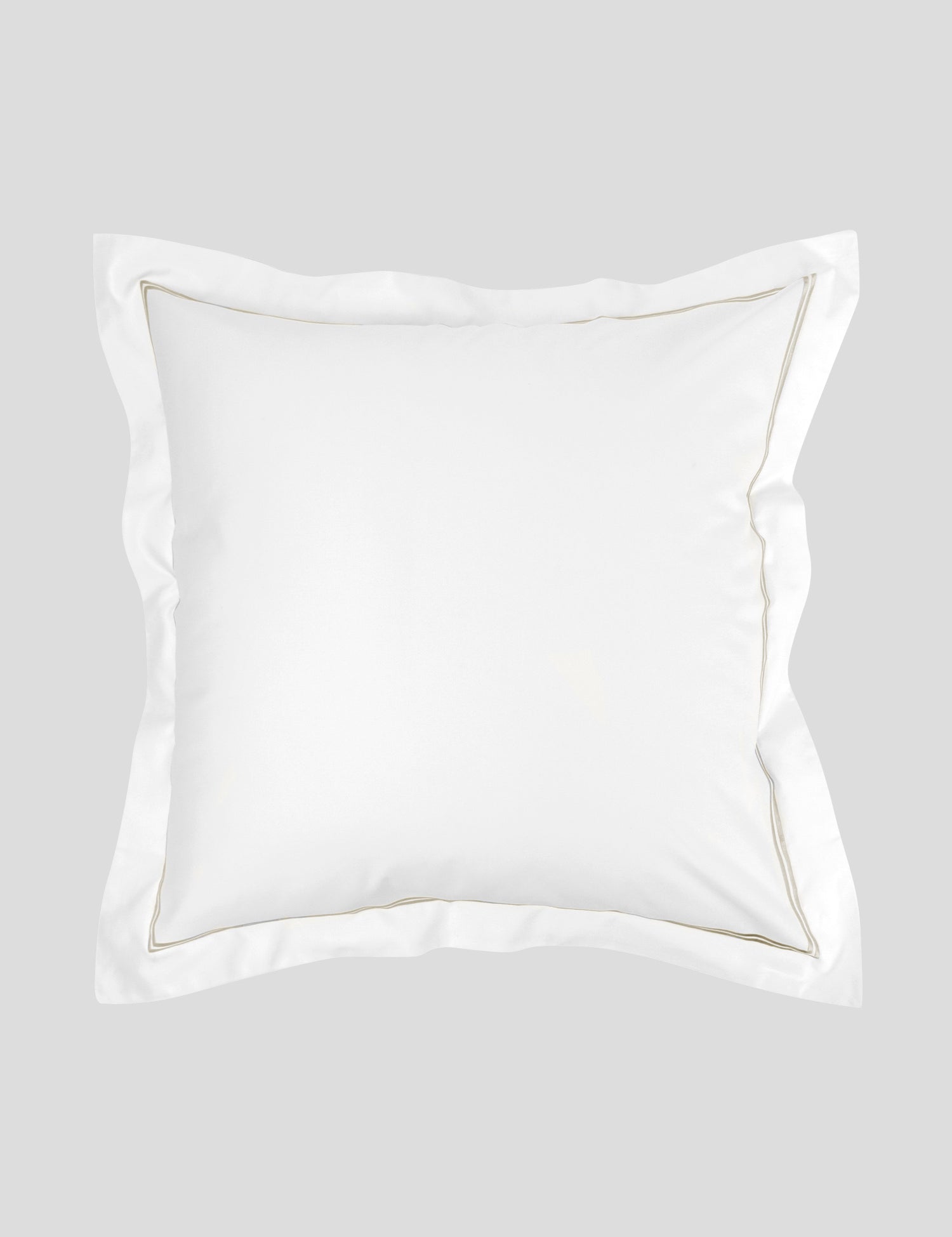 Monarch Accent European Pillowcase | Stone White-1
