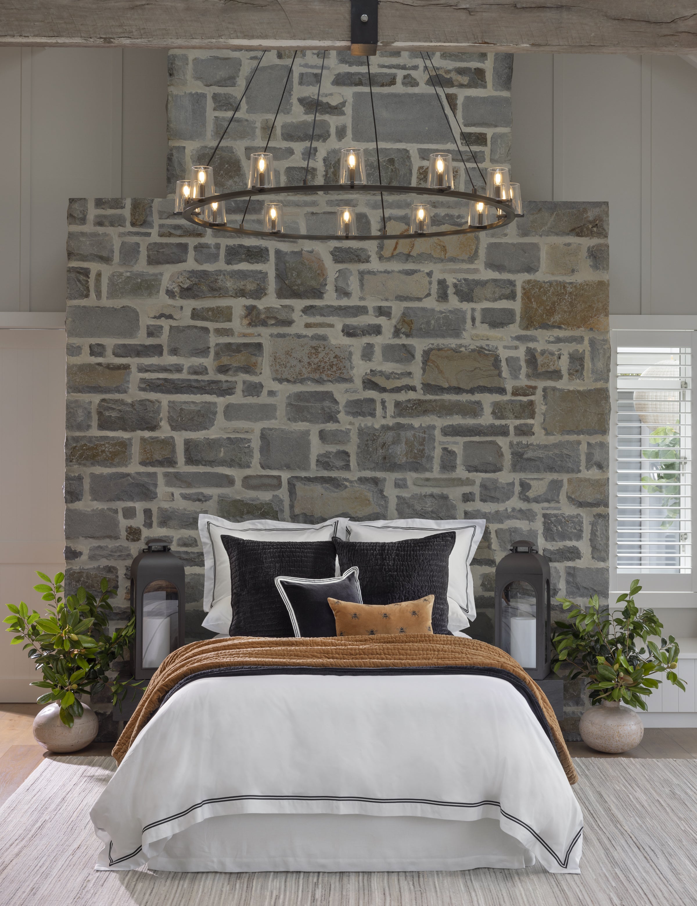 Monarch Duvet Cover Set | Black White-5