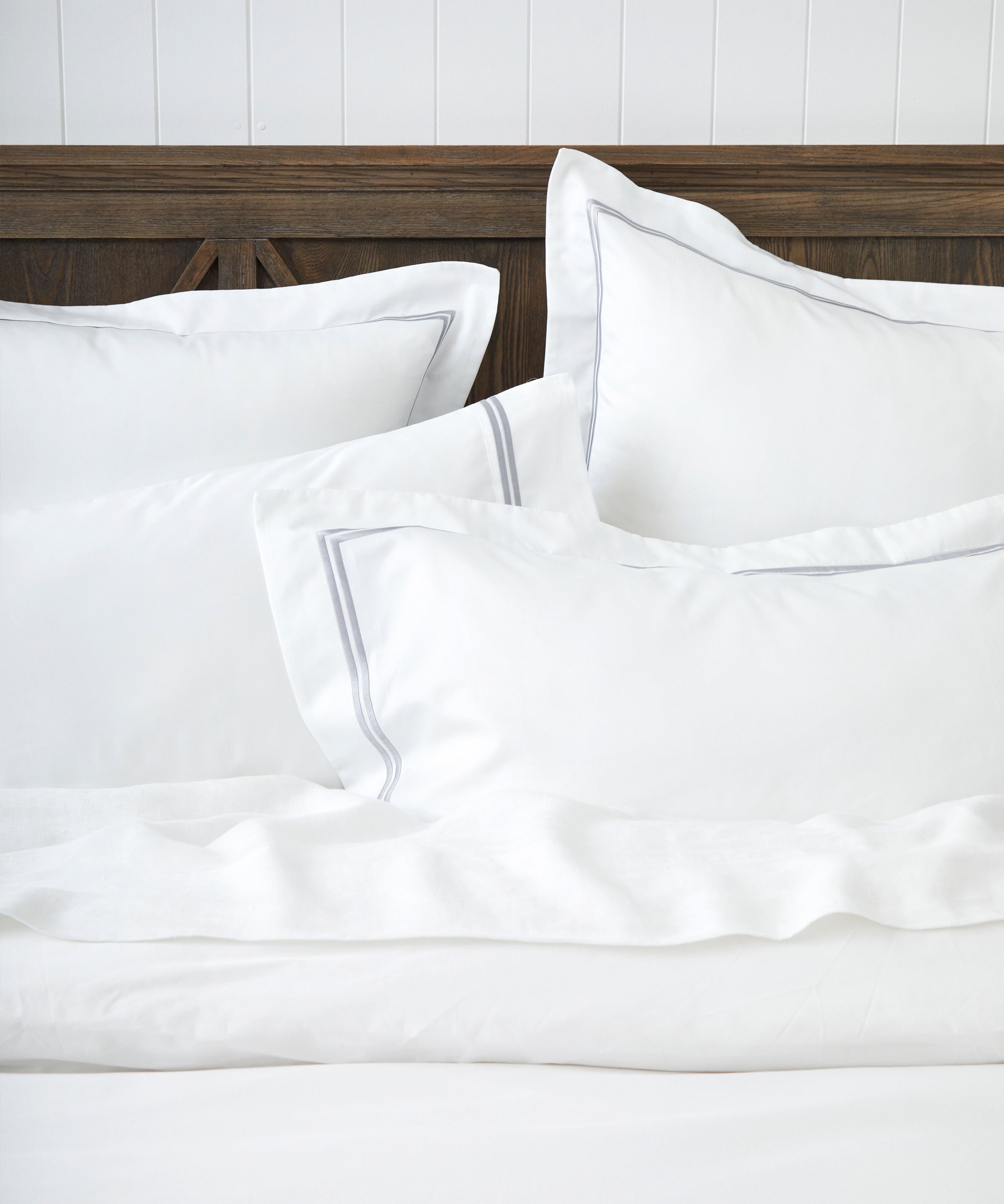 Monarch Duvet Cover Set | Grey White-2