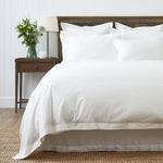 Monarch Duvet Cover Set | White White-1