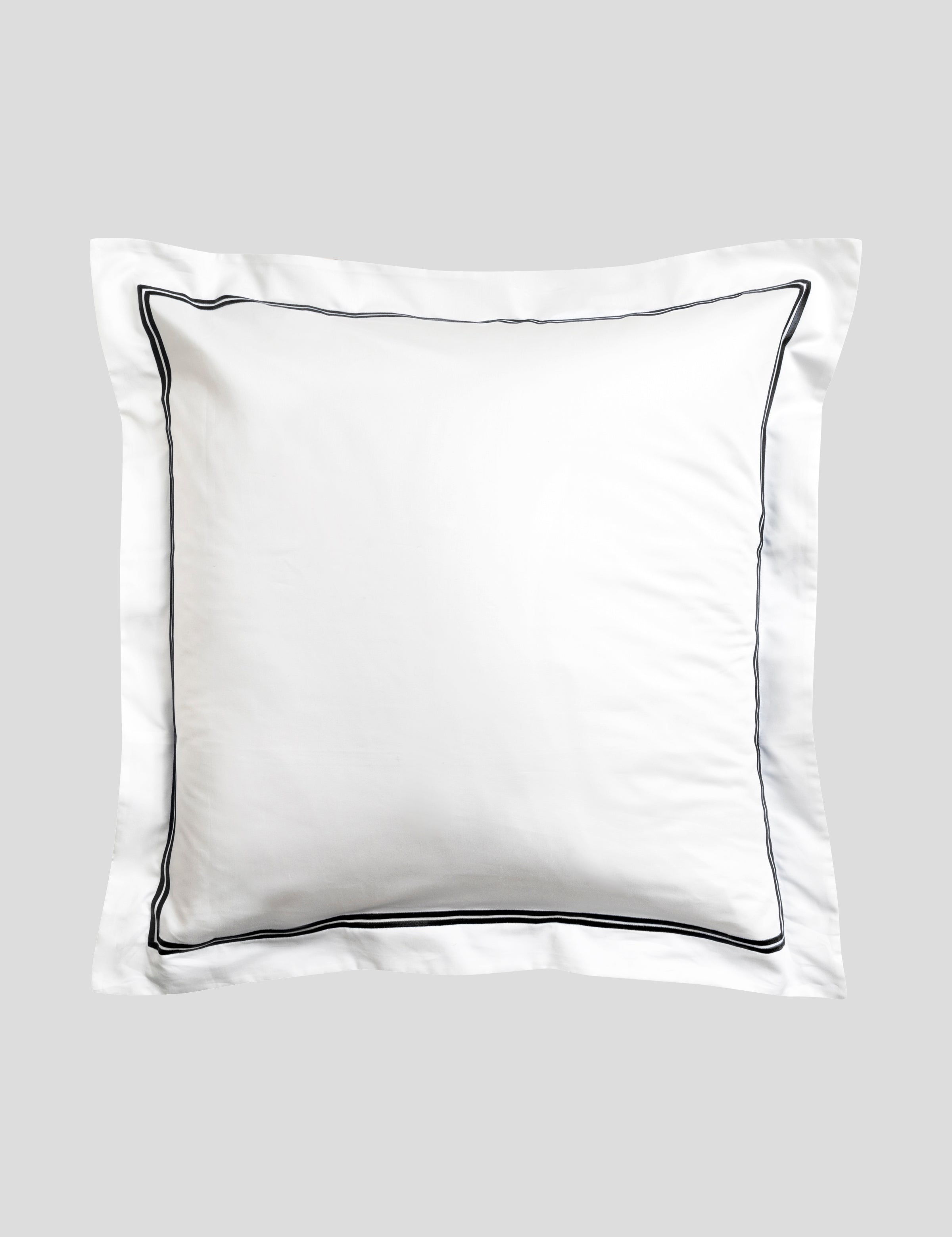 Monarch European Pillowcase | Black White-1